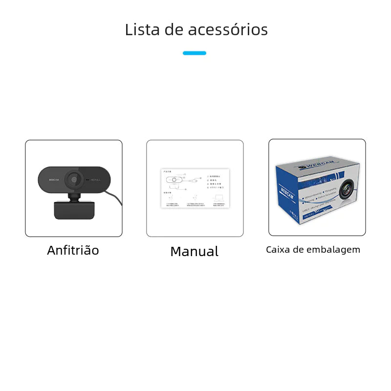 Cámara Web 2K HD USB para Videollamadas y Streaming Profesional