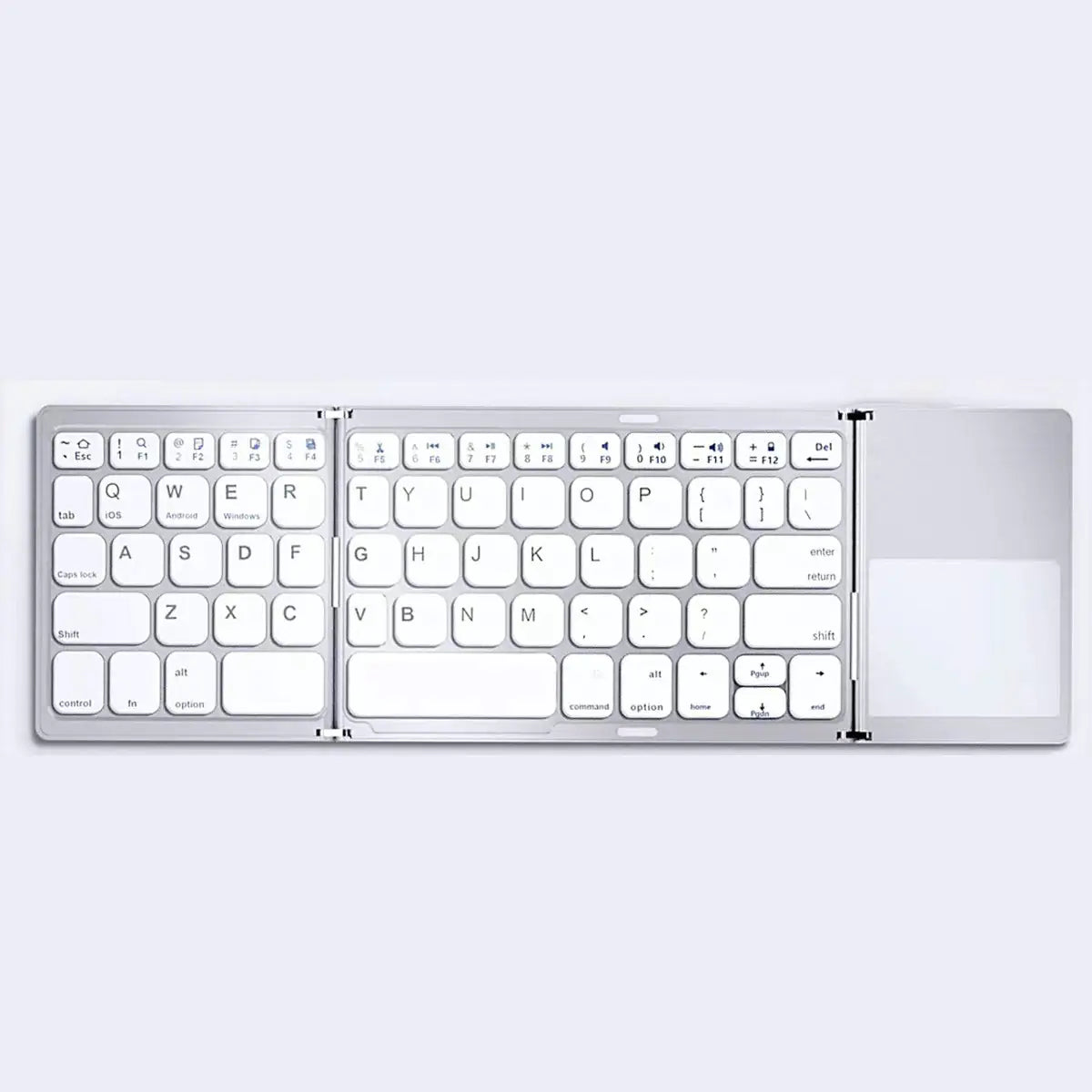 Mini Teclado Bluetooth Inalámbrico Plegable BO33 | Portátil, Compacto y Compatible con iOS, Android y PC