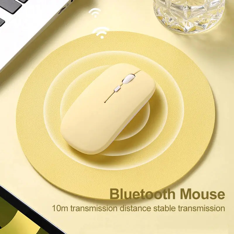 Mouse Inalámbrico Bluetooth Silencioso y Ergonómico | Portátil, Preciso y Cómodo